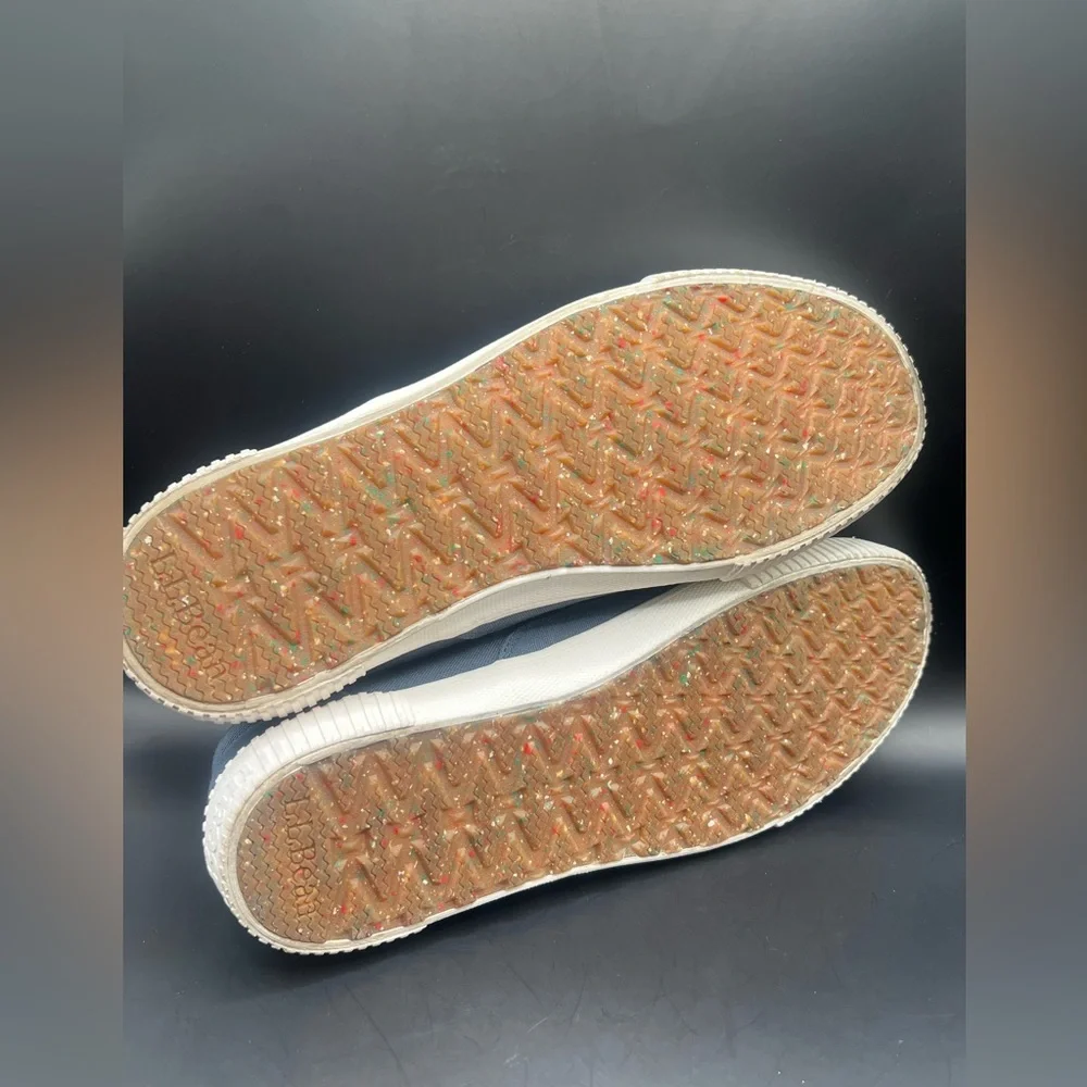 L.L. Bean Classic Blue Loafers Slip-On Comfort,Size:12, water marks on top toes - Picture 6 of 9